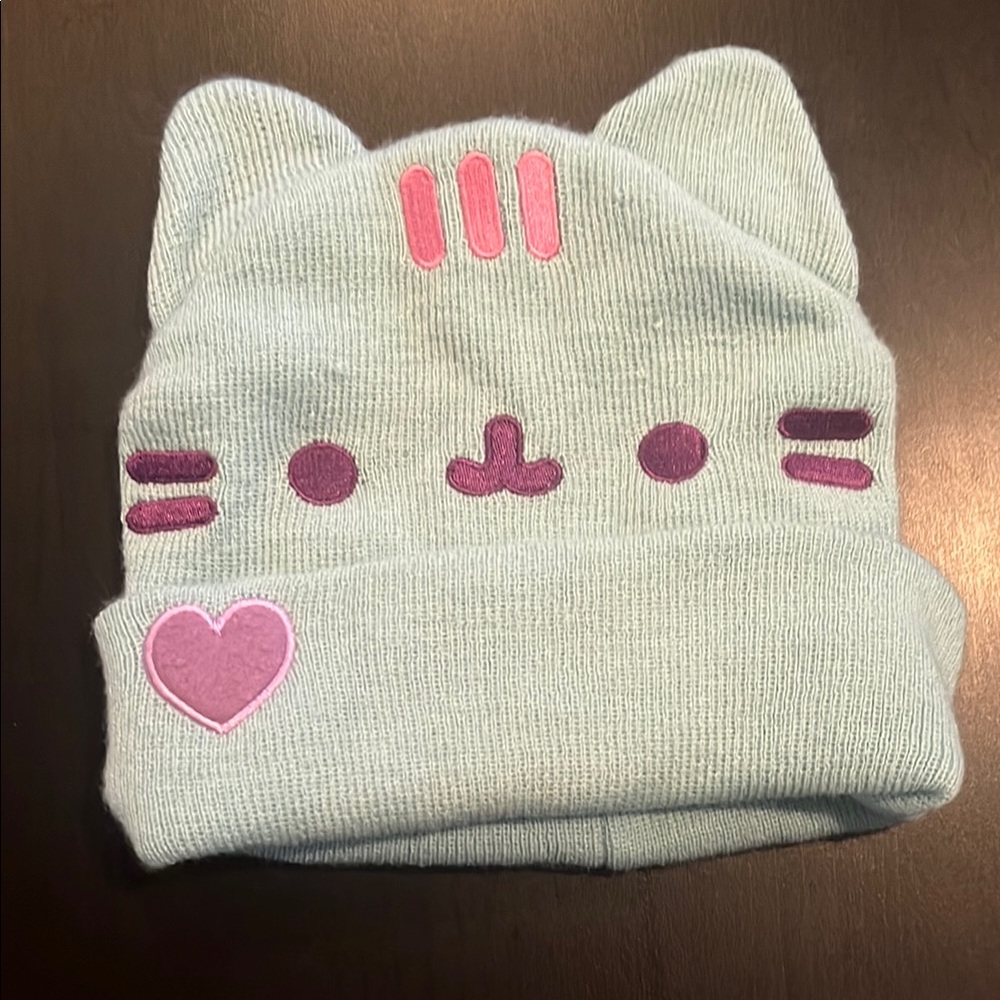 Pusheen Blue and Pink Cat Ear Hat